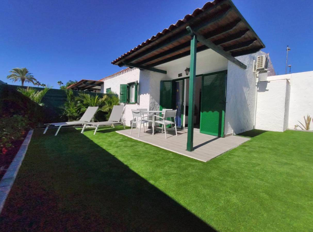 Private Bungalow A 200 Meters To Yumbo Center Maspalomas  Bagian luar foto