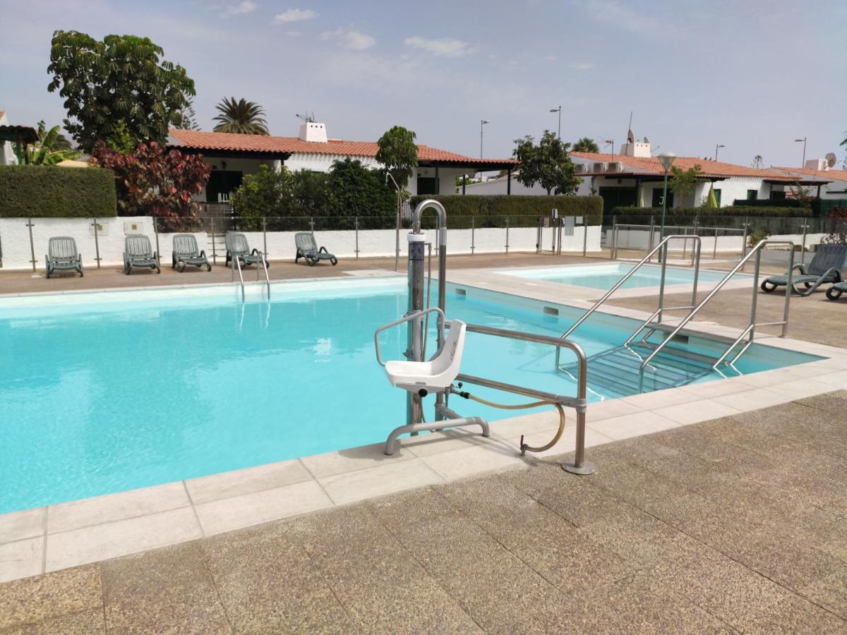 Private Bungalow A 200 Meters To Yumbo Center Maspalomas  Bagian luar foto