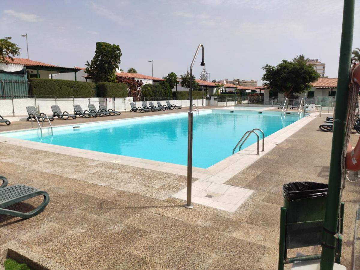 Private Bungalow A 200 Meters To Yumbo Center Maspalomas  Bagian luar foto